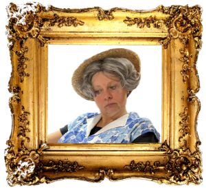 Sandra Boone speelt Oma Maria Flinterman in "Rust, Vrede & Flinterman" - Toneelgroep Sur Scene